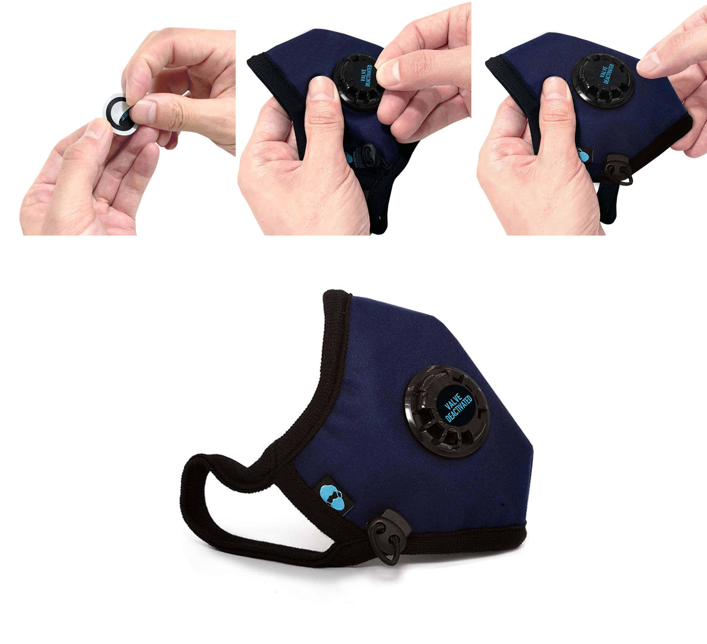 Cierre de válvula para mascarilla FFP2 Cambridge Mask - alergia-acaros.com | Soluciones naturales para la Alergia a los Ácaros del Polvo