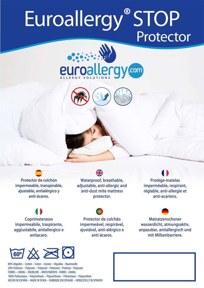 Presentación protector impermeable para cuna