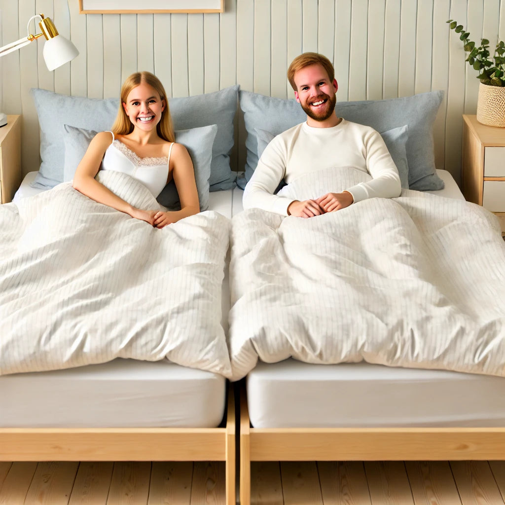 Cómo dormir mejor en pareja (a la sueca)