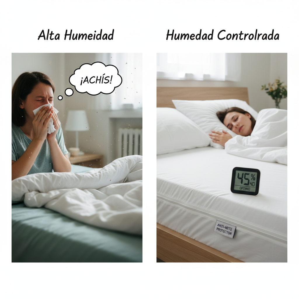 Humedad y alergia a los ácaros: cómo proteger tu hogar