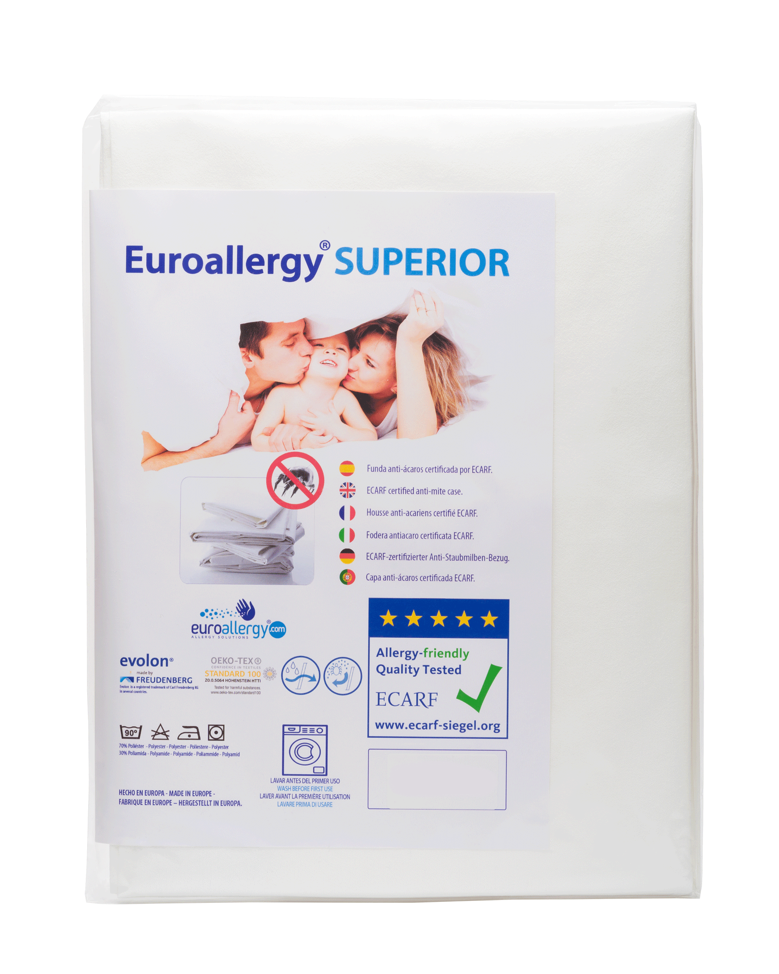 Funda Almohada Antiácaros - EuroAllergy