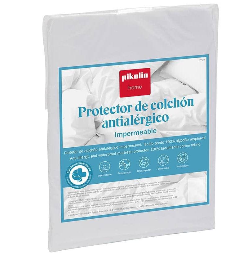 Protector Colchón Antiácaros Impermeable y Transpirable