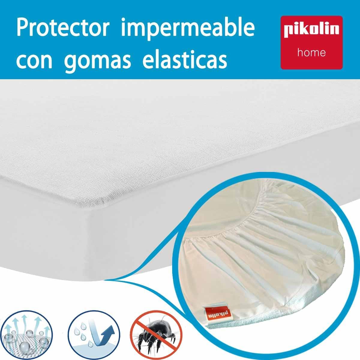 Protector Colchón Antiácaros Impermeable y Transpirable